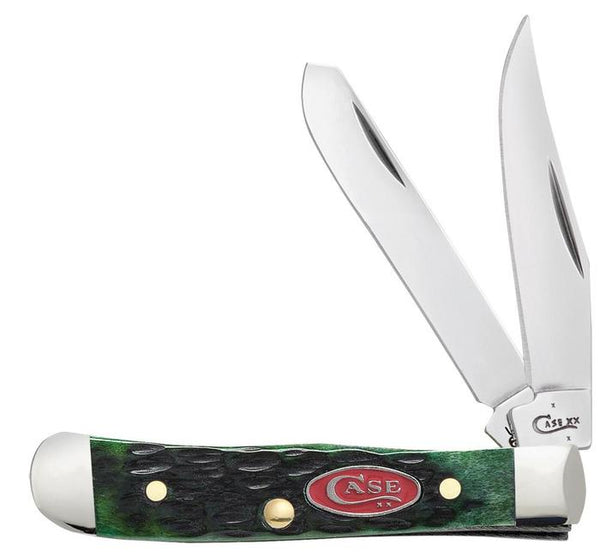 Case Bermuda Green Bone Rogers Jig Tiny Trapper