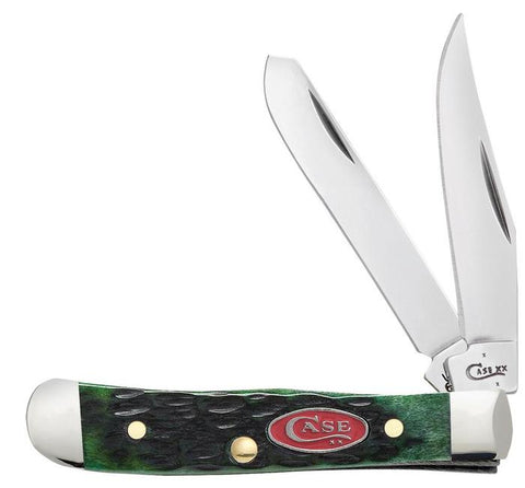 Case Bermuda Green Bone Rogers Jig Tiny Trapper