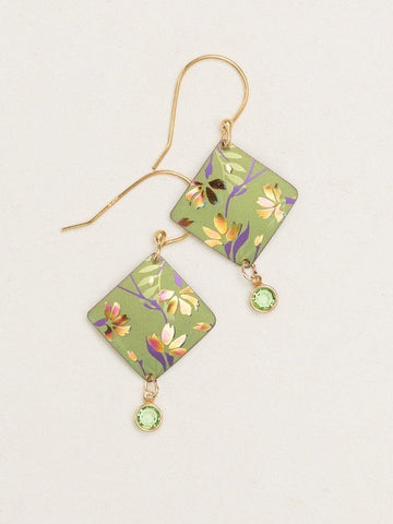 Holly Yashi Garden Sonnet Green Earrings