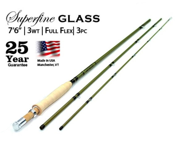 Orvis Superfine Glass 662-3 Full Flex Fly Rod - Andy Thornal Company