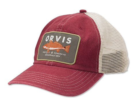 Orvis Saltwater Slam Trucker Hat/Red