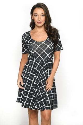 Isle Apparel Women's Fit & Flare Dress/Posey