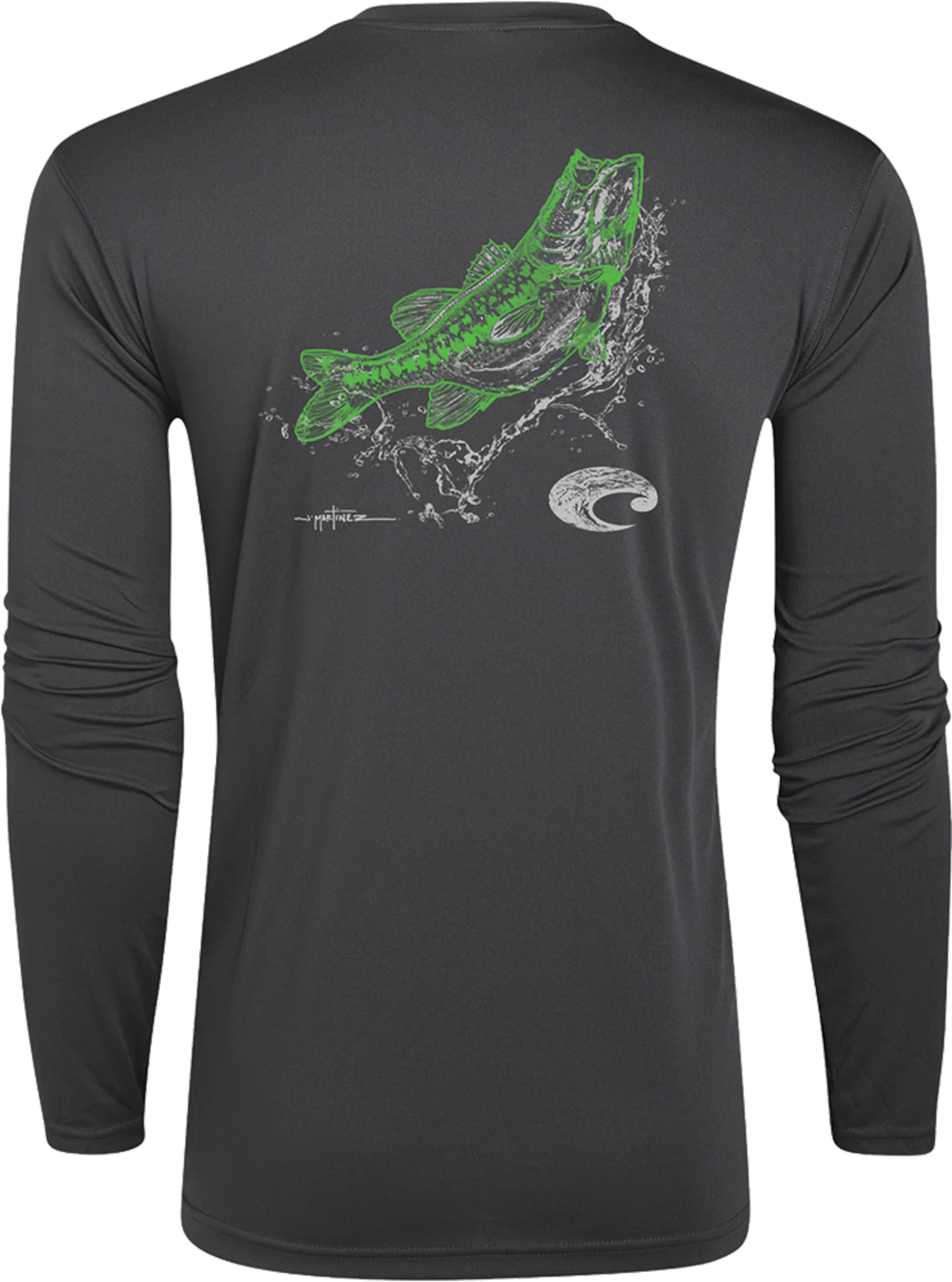 Costa Del Mar Men's Tech Bass Performance Long Sleeve Shirt