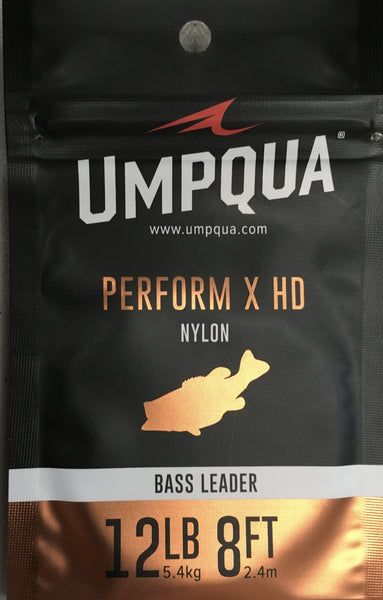 Umpqua Perform X HD Bass Bug Leader 12lb 8ft