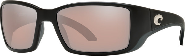 Costa Del Mar Blackfin Sunglasses - Matte Black/Silver Mirror 580G