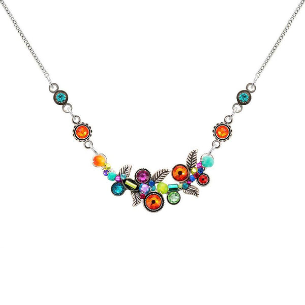 Firefly  Scallop Petite Multicolor Necklace