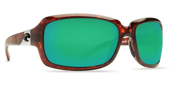 Costa Del Mar Isabela Sunglasses - Tortoise/Green Mirror 580P