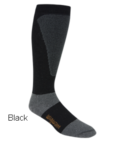 Wigwam Snow Sirocco Sock / Black - F2454