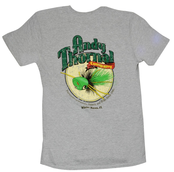 ATC SS Performance Center-Fold Popper T-Shirt/Sport Gray