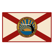 Skinny Water Culture Florida Cracker Flag Sticker