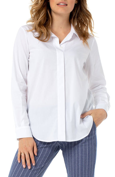 Liverpool Hidden Placket Shirt