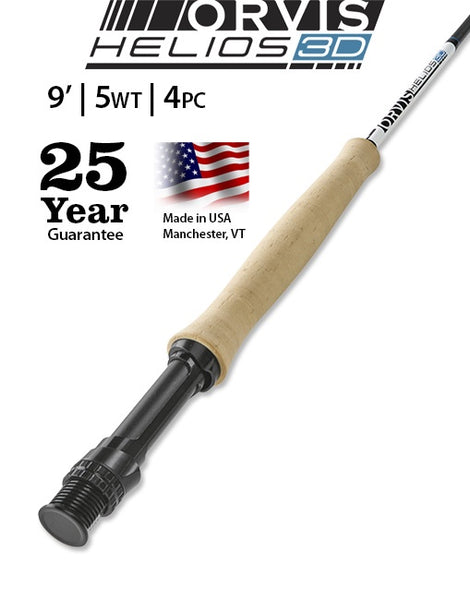 Orvis Helios 3D 905-4 5wt White Label Fly Rod