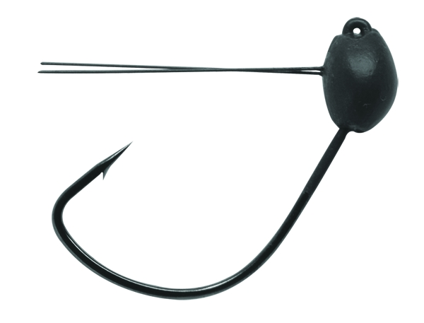 Gamakatsu 312411 Finesse Jig Head Wacky Black