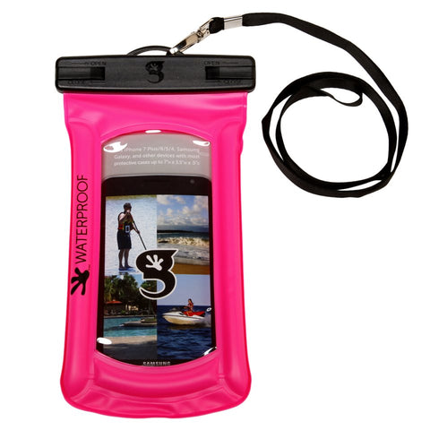 Gecko Brands Float Large Phone Dry Bag/Pink