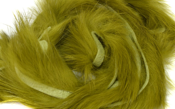 Hareline - Rabbit Strip - Olive