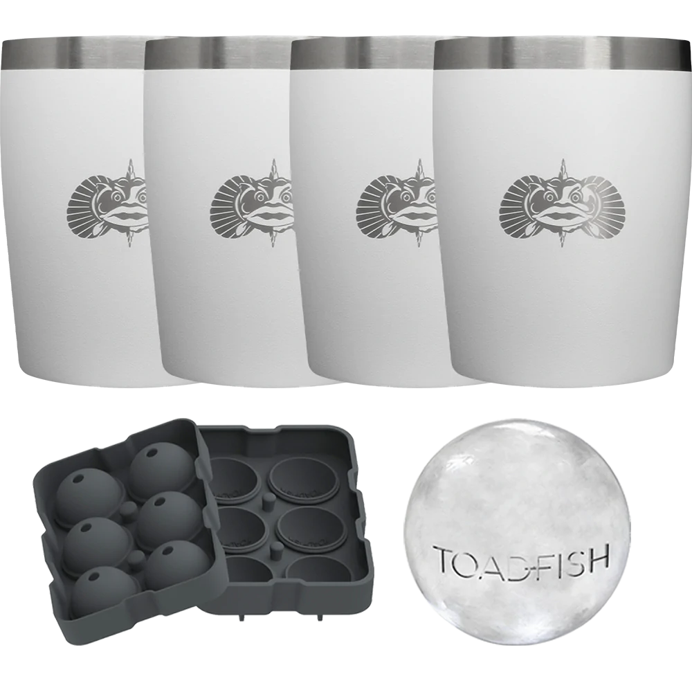 Toadfish Rocks Tumblers Gift Sets / 4-Pack - Andy Thornal Company