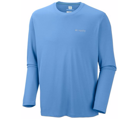 Columbia Men's PFG Zero Rules LS Shirt/White Cap