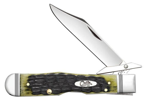 Case Crandall Jig Olive Green Bone Cheetah