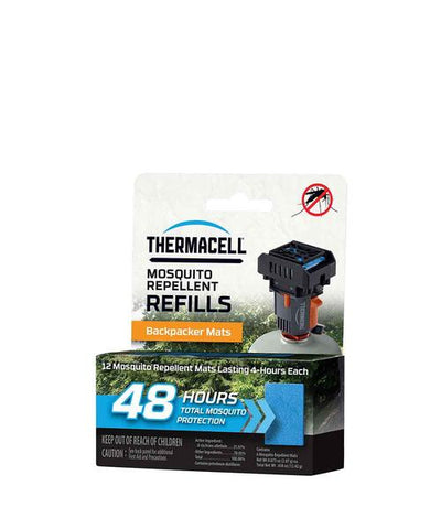 Thermacell Backpacker Mat-Only Refills (12 Mats)