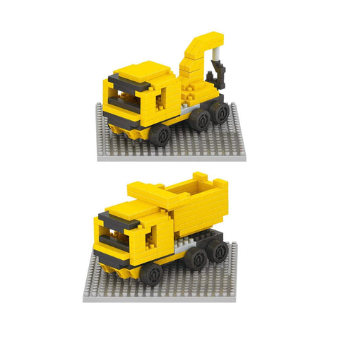 Two's Company Construction Vehicle Tiny Building Blocks