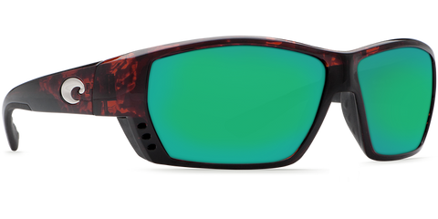 Costa Del Mar Tuna Alley Sunglasses - Tortoise/Green Mirror 580G