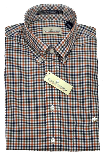 Cotton Brothers LS Woven Sport Shirt/Orange #808779-77