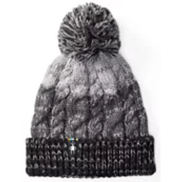 Smartwool Women's Isto Retro Beanie/ Black/Medium Gray Heather