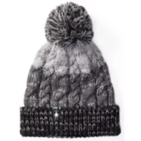 Smartwool Women's Isto Retro Beanie/ Black/Medium Gray Heather
