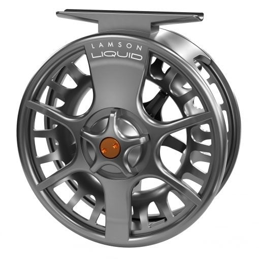 Waterworks/Lamson Liquid-3+ Fly Fishing Reel-Smoke