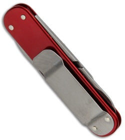 Swiss Army Money Clip Pocket Knife/Red #53739