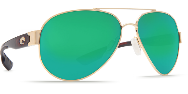 Costa Del Mar South Point Sunglasses - Gold / Green Mirror 580P