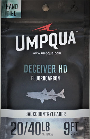 Umpqua Deceiver HD Back Country Leader 20lb/40lb 9ft”