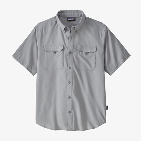 Patagonia Men's SS Self Guided Hike Shirt/ Salt Grey