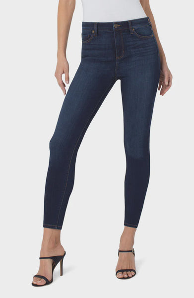 Liverpool Petite Abby High Rise Ankle Skinny Jean / Dunmore Dark