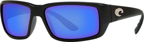 Costa Del Mar Fantail Sunglasses - Matte Black/Blue Mirror 580P