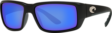 Costa Del Mar Fantail Sunglasses - Matte Black/Blue Mirror 580P