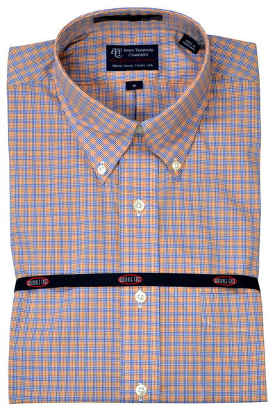 Andy Thornal Men's LS Woven Sport Shirt/Orange #213276-77