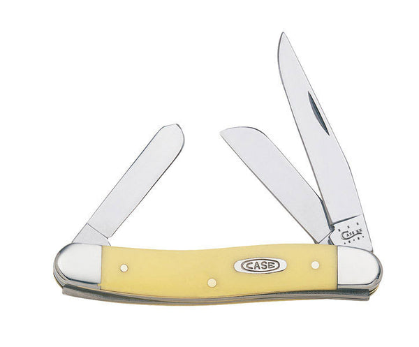 Case Knives Yellow CV Medium Stockman