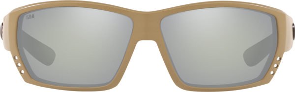 Costa Del Mar Tuna Alley Sunglasses - Matte Sand/Gray Silver Mirror 580G