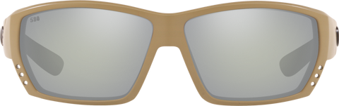 Costa Del Mar Tuna Alley Sunglasses - Matte Sand/Gray Silver Mirror 580G