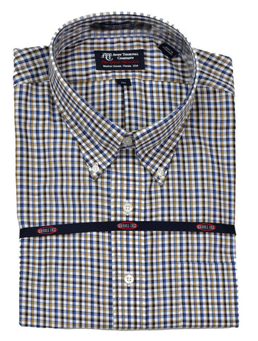 Andy Thornal Men's Long Sleeve Wrinkle Free Button Down Sport Shirt /Khaki #203668