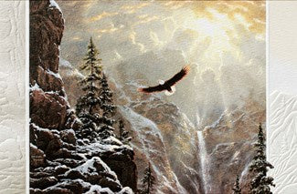 Pumpernickel Press Greeting Card - High Soaring Eagle