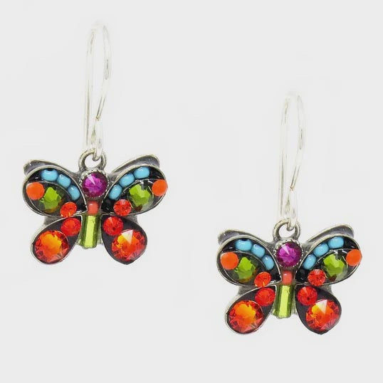Firefly Butterfly Petite Multi-Color Pendant/ Necklace