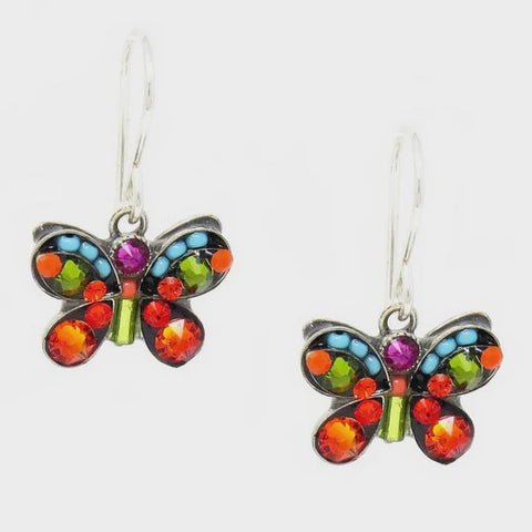 Firefly Butterfly Petite Multi-Color Pendant/ Necklace
