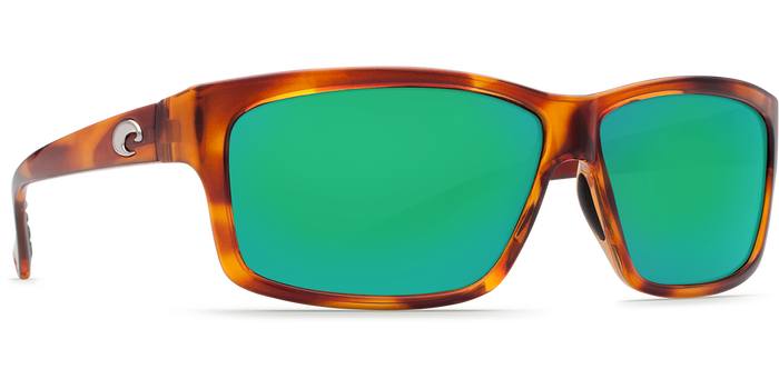 Costa Del Mar Cut Sunglasses Honey Tortoise Green Mirror 580G