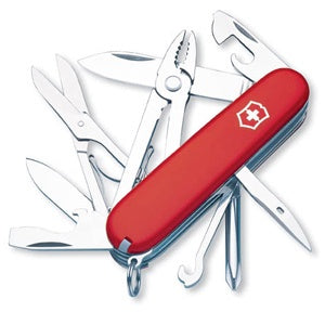 Swiss Army Deluxe Tinker Pocket Knife / Red 1.4723-033-X1