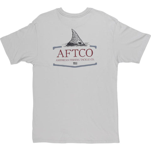 AFTCO Men's Tall Tale Tee/Silver