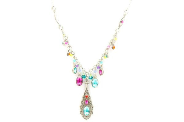 Firefly Fringe Multi Color Necklace