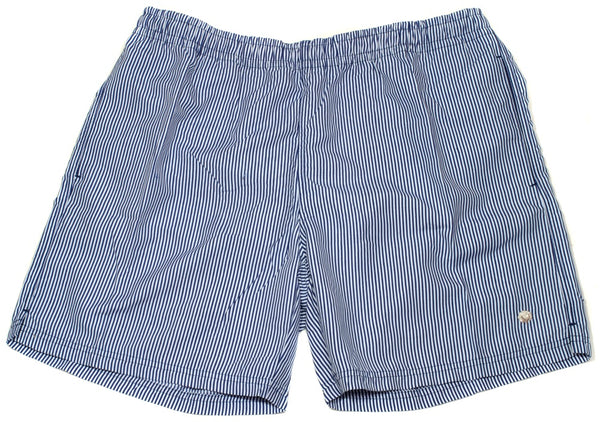 Cotton Brothers Men's Navy Stripe Swim Trunk #854401C-41