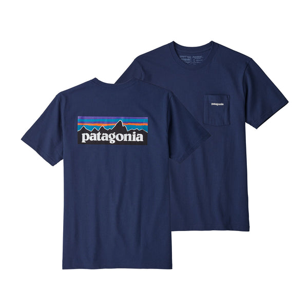 Patagonia Patagonia Men's P-6 Logo Pocket Responsibili-Tee/Classic Navy